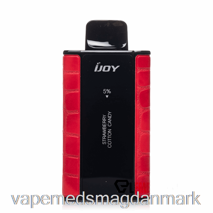 Vape Uden Nikotin Ijoy Captain 10000 Engangs Jordbær Bomuld